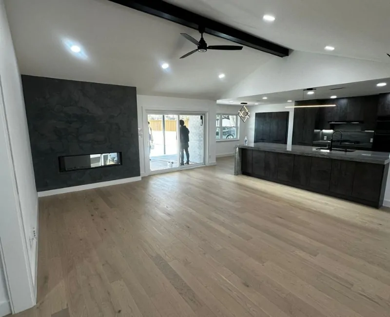 Living room remodeling